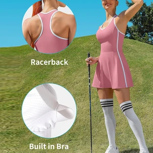 Custom Sleeveless Outdoor Fitness Shorts Dress Tennis Sets Gym Athletic Clothes Tennis Apparel Golf Clothes Dress