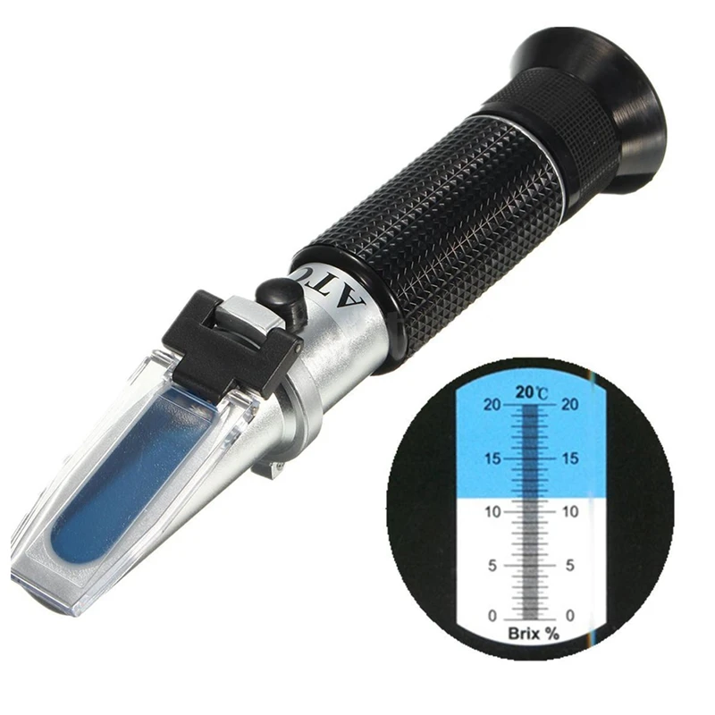 Wholesale Convenient Handheld Detect Sugar Concentration Coffee Brix Sugar Refractometer Brix Refractometer Testing Equipment