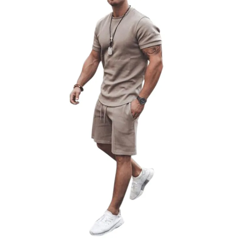 shorts shirt set mens