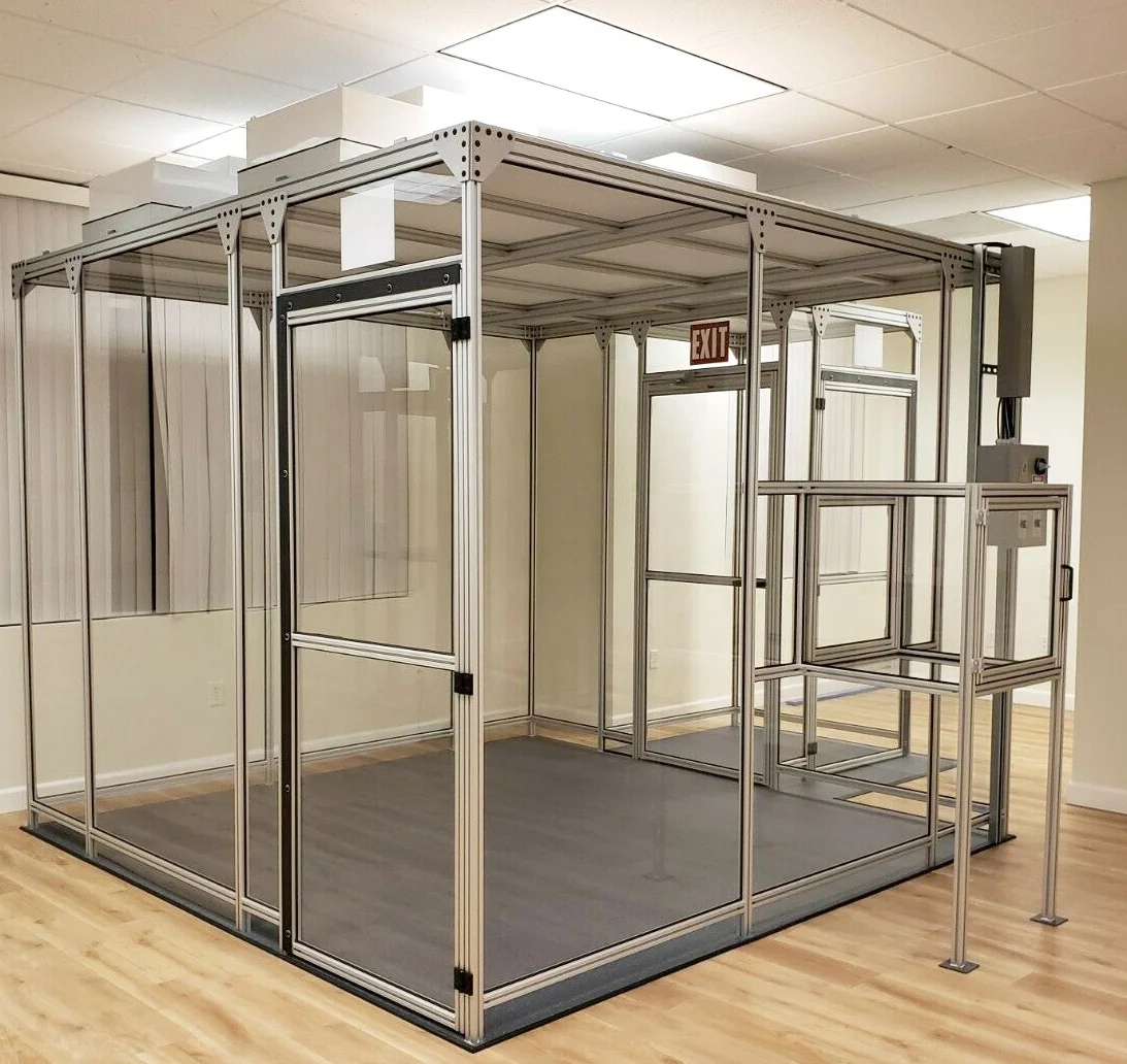 Hospital Lab Modular Cleanroom Enclosure Dust Free 7