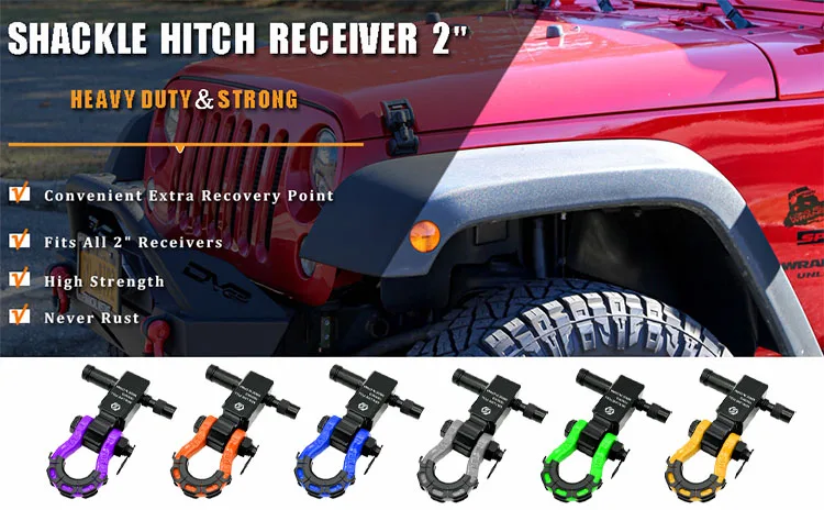 Tusk 1 1/4 Hitch With 1/2 Shackle – Royal Distributing
