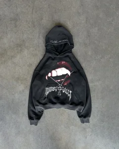 LYG Custom Women Oversized Hoodies Y2K Sweatshirt Pocket Puff Printed Top Quality Essentials Fall Fashion  Streetwear Sweater