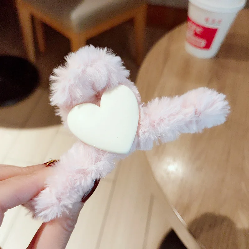 Оптовая продажа от производителя плюшевые заколки для волос большие размеры в виде акулы