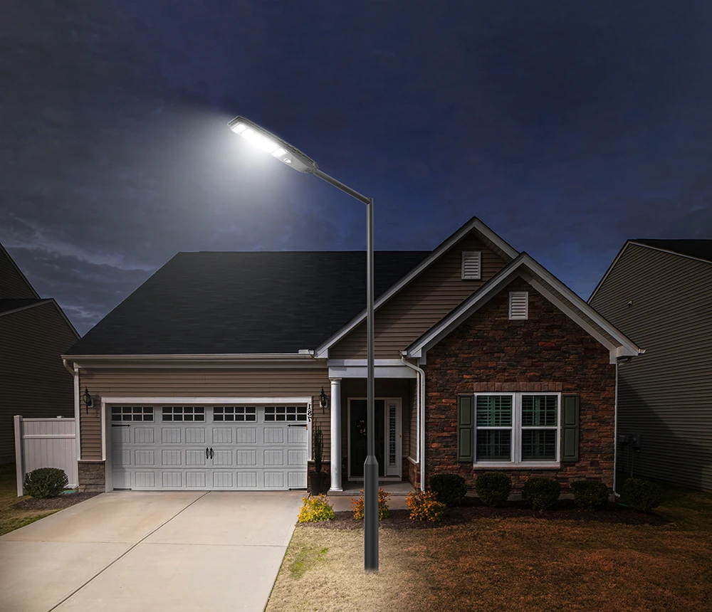 Smart Solar Lighting Lamp 300W 400W 500W 600W Radar Motion Sensor Integrated Solar Street Light