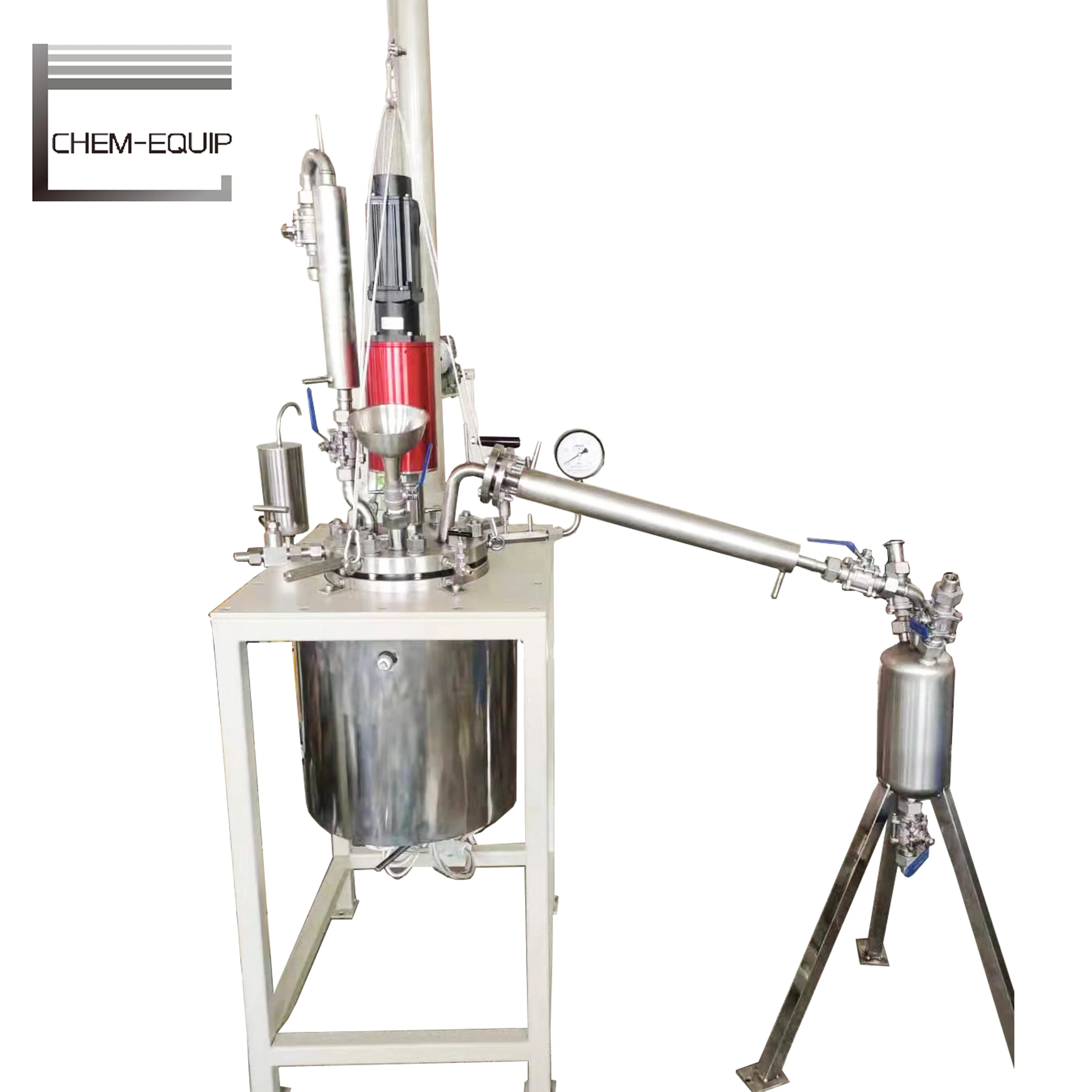 Alcohol Oxidation Reactor with Ethanol Distillation Column