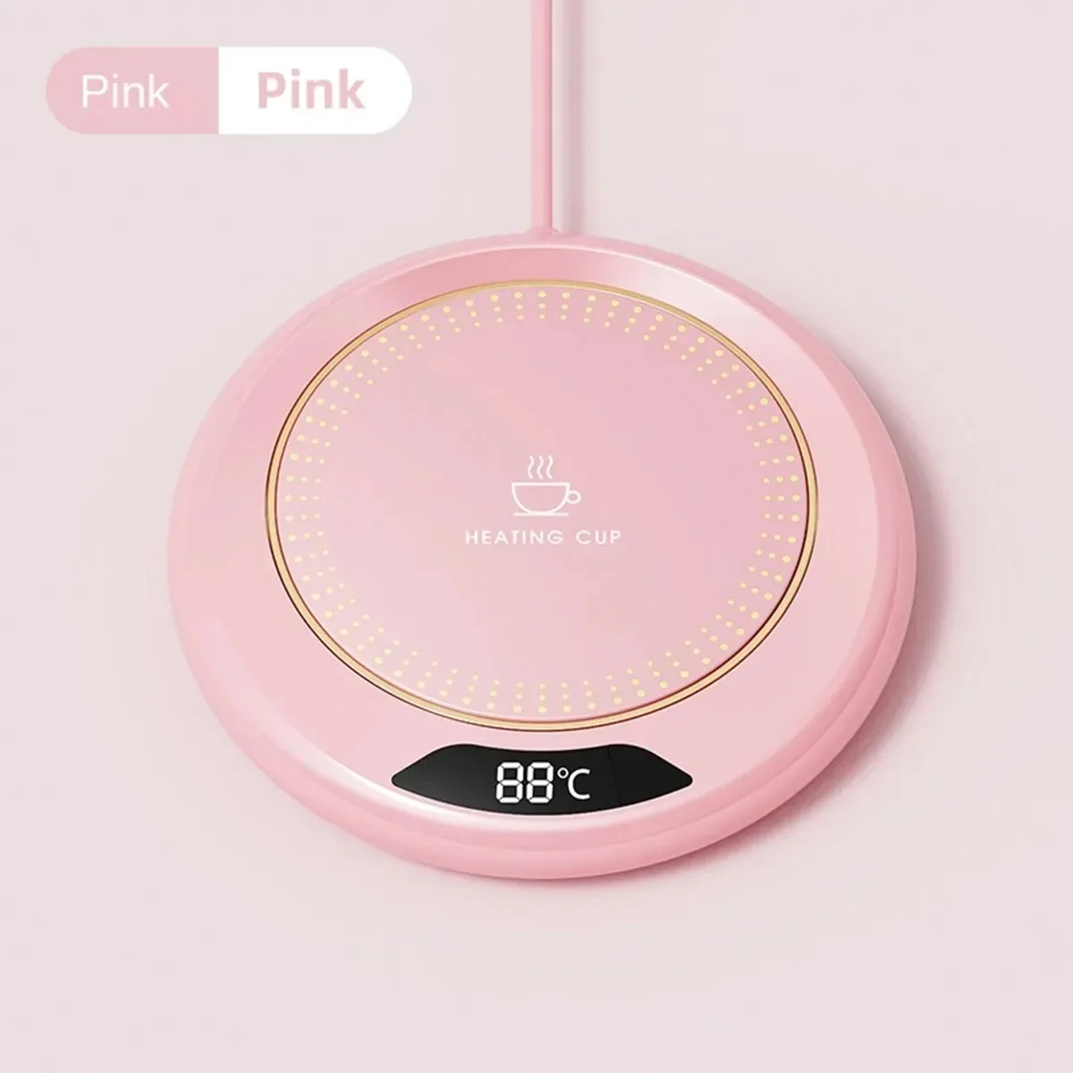 USB Intelligent Constant Temperature Coaster 3 Temperature Setting Milk Tea Water Heating Pad Cup Heater for Tea Water Office