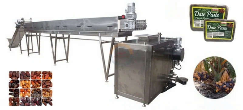 Automatic Commercial Date Paste Production Line Auto Industrial Palm Dates Paste Processing Plant Equipment Factory for Sale