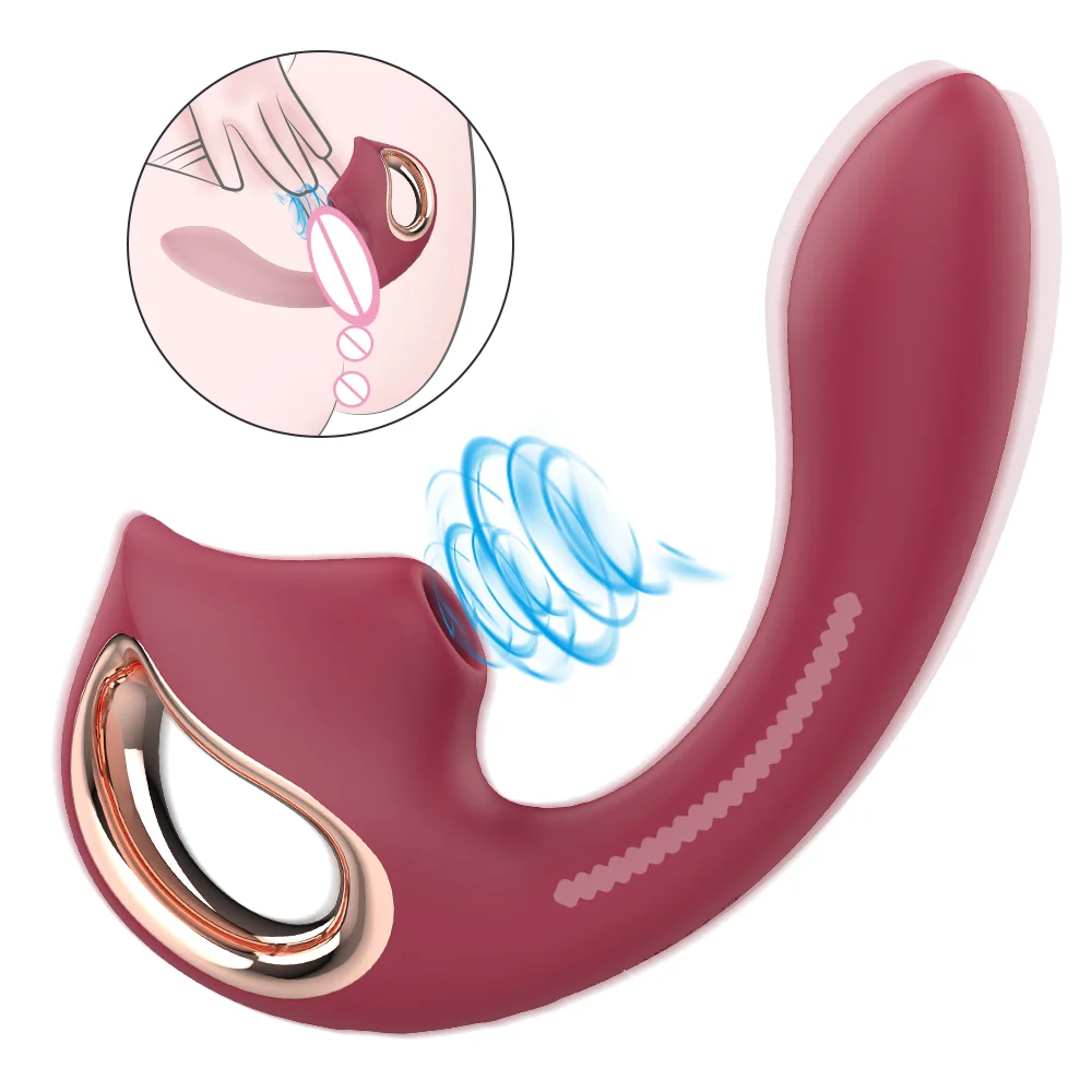 S Hande Bendable G Spot Doubling Clitoris Vibrating Stimulation Wireless Vibrator Sucker