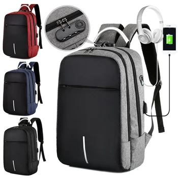 Custom Logo Minimalist Leisure Business Waterproof Oxford Bag Computer Luxury Laptop Backpack