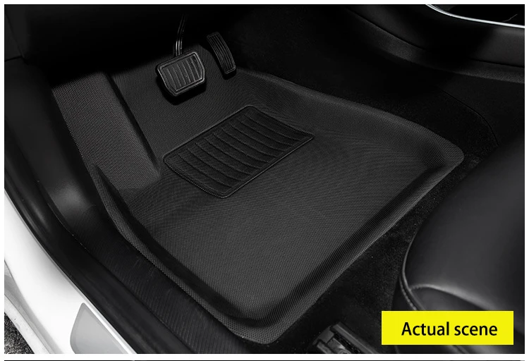 Tesla Model 3 And Model Y 3d Waterproof Xpe Material Car Floor Mats Car Mat Cover Full Set Buy