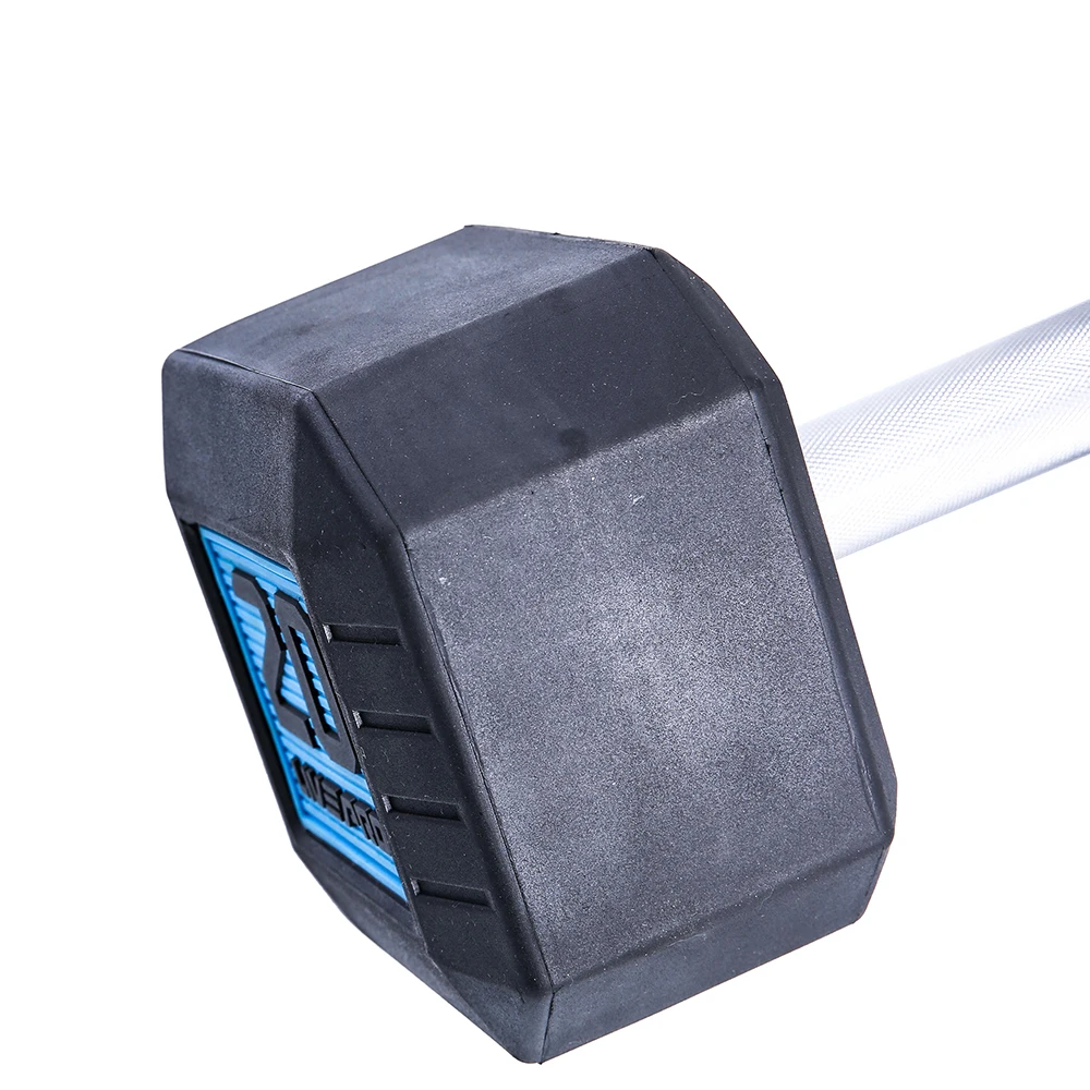 杠铃架及相关配件 自由重量(哑铃,杠铃,杠铃杆,壶铃等)橡胶哑铃为八角