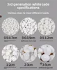 Fine polished white marble 050kg-4-6mm