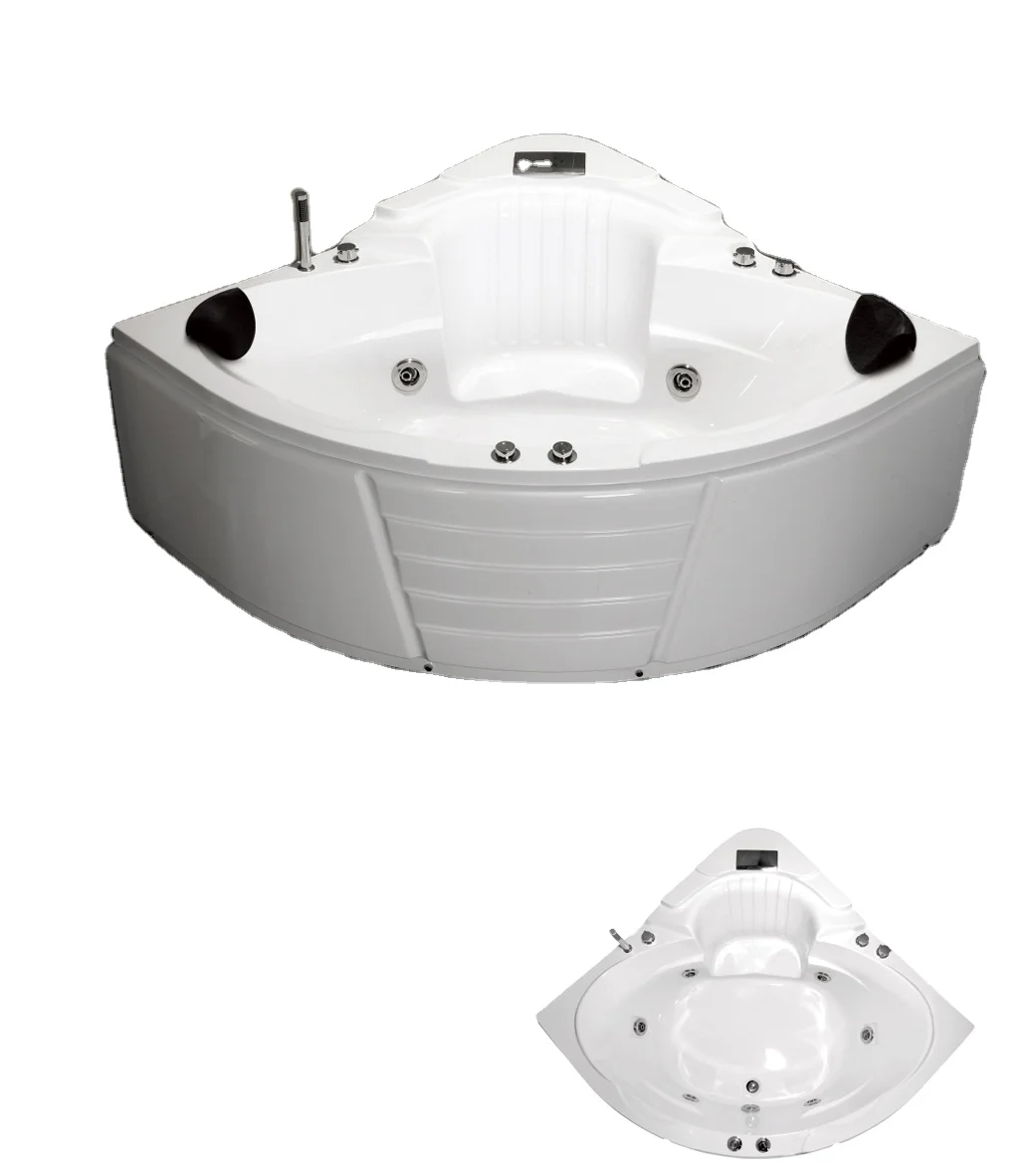 China factory white Jacuzzi Acrylic bathtub for hotel