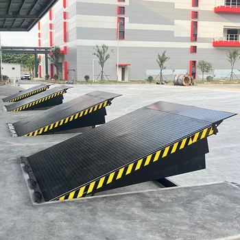 Enhanced Safety Dock Leveler Warehouse Loading Dock Hydraulic Systems For Truck Loading Dock Plates