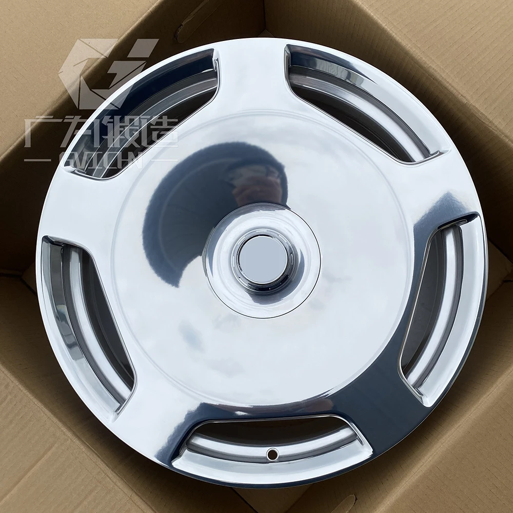 GVICHN monoblock polished aluminum alloy forged wheels 16 17 18 19 20 21 22 23 24 inch 5x112 5x114.3 5x120 rim hub