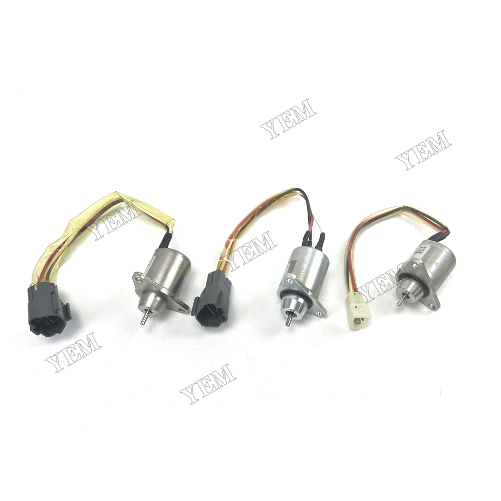 Parts Compatible for Yanmar 4D84-2T Solenoid Valve Shutdown Solenoid 4D84-2 High Performance Engine Parts 2