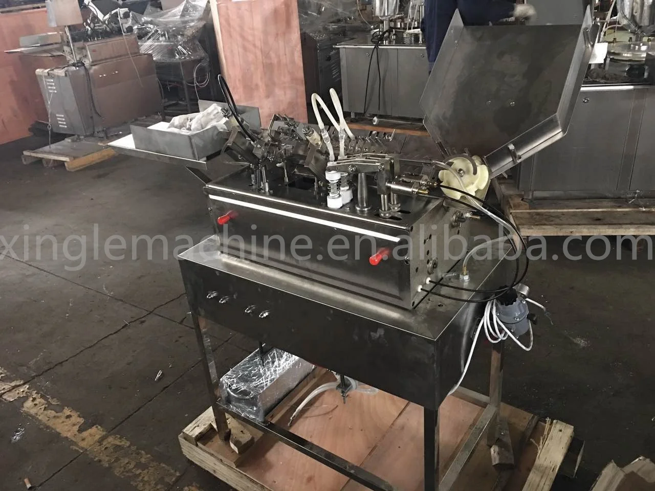1-2 ml 2 Heads Ampule Liquid Filler Vial  Glass Ampoule Making Machine Small Perfume Ampoule Bottle Filling and Sealing Machine