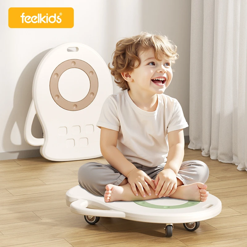 Feelkids Rocket Skateboard Indoor Multiple Ways to Play Balance Skateboarding Sensory Toy  Teamwork Toys for Kindergarten