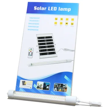 IP65 Solar Powered Led Lamp 6V 6W Solar Panel 3600mAH 12hrs duration light night market solar lamp