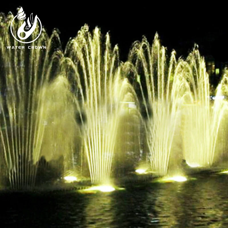 Fontaine « Couronne d’eau » « Gloire du matin » : buse haute qualité en acier inoxydable 304, finition argentée, design moderne et robuste pour usage extérieur