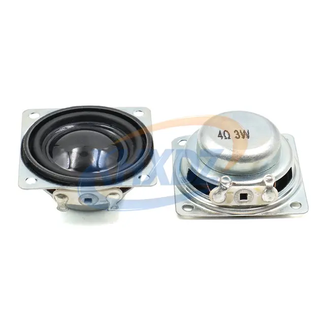 28MM 4R 3 Watt Full Frequency Bass Small Speaker 2828 4 Ohm 3W Multimedia Square Speaker Robot Loudspeaker