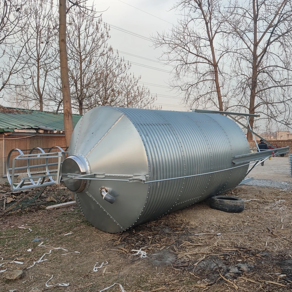 Automation feeding chicken feed silo for poultry house