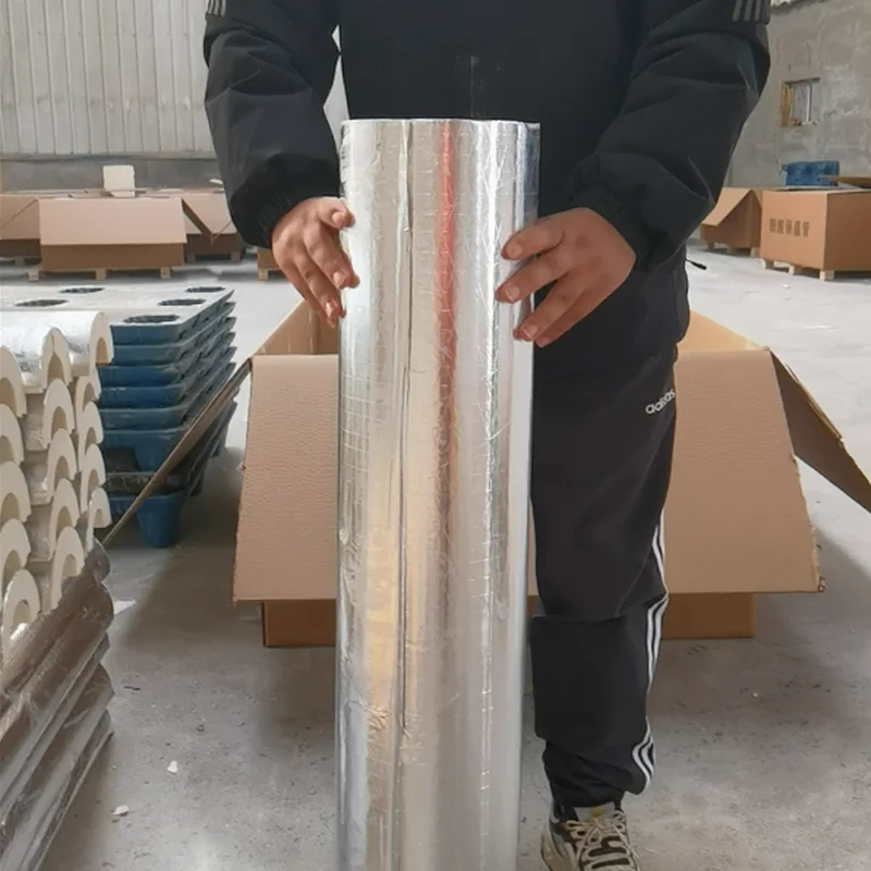 Aluminum Foil Phenolic Foam Composite Insulation Pipe Shell for Chilled Water Pipe Heat Insulation Materials