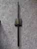 Base cuadrada de inserción de alta calidad, negro y dorado - 70 cm