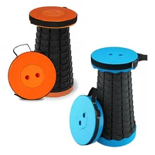 Adjustable scalable stool Outdoor Portable Retractable Collapsible Folding Stool With Load Capacity 150KG