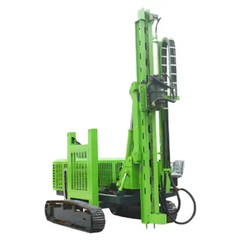 Factory direct sales drop hammer pile driver machinery solar panel pile ramming machine for sale