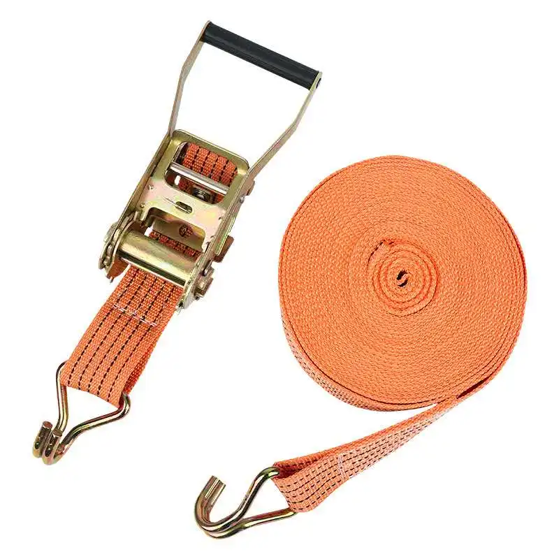 Heavy Duty Cargo Tie Down Straps Wear Resistant Durable Polyester 2