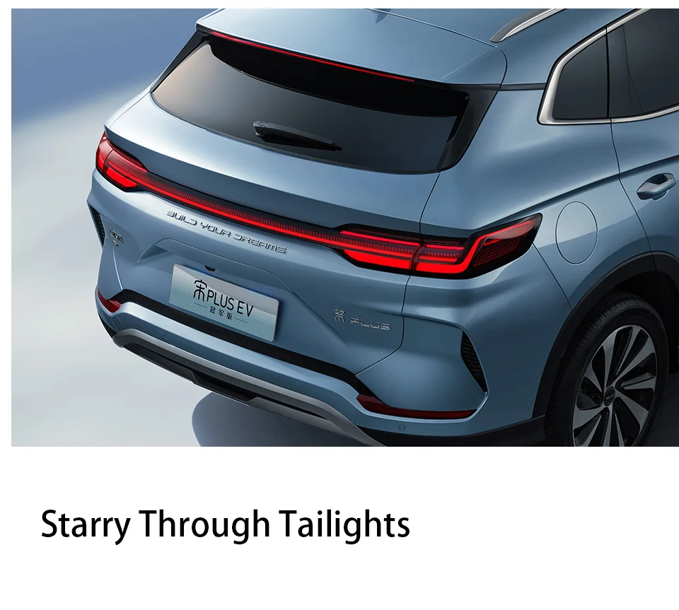 2023 BYD 605km Song Plus 87.04Kw.H Battery Ev Flagship Suv Ev Cars Champion