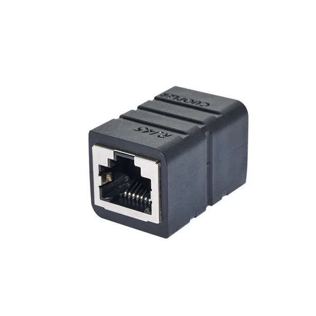 RJ45 Coupler,Ethernet Extender 1000Mbps in Line Coupler Cat7 Cat6 Cat5e Cable Connector Ethernet Adapter Female to Female