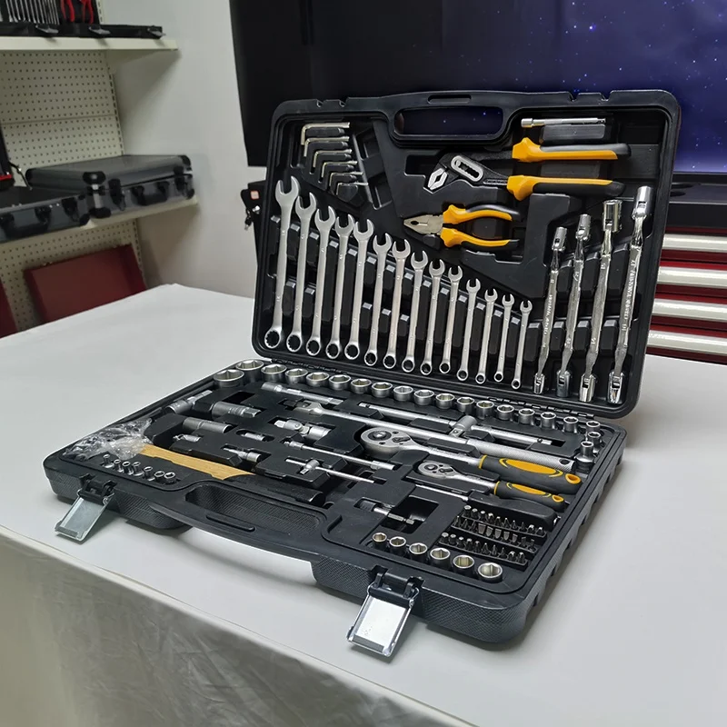 2022hot Selling Multi Function Allen Wrench Set Car Tool Kit Set Box Hex Socket Screw Ratchet Wrench Set All Color 3 Years
