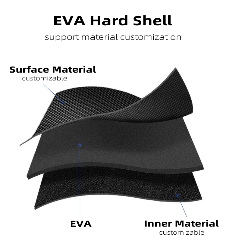 Custom Box for Pickleball Accessories Bag EVA Pickleball Paddle Hard Case supplier