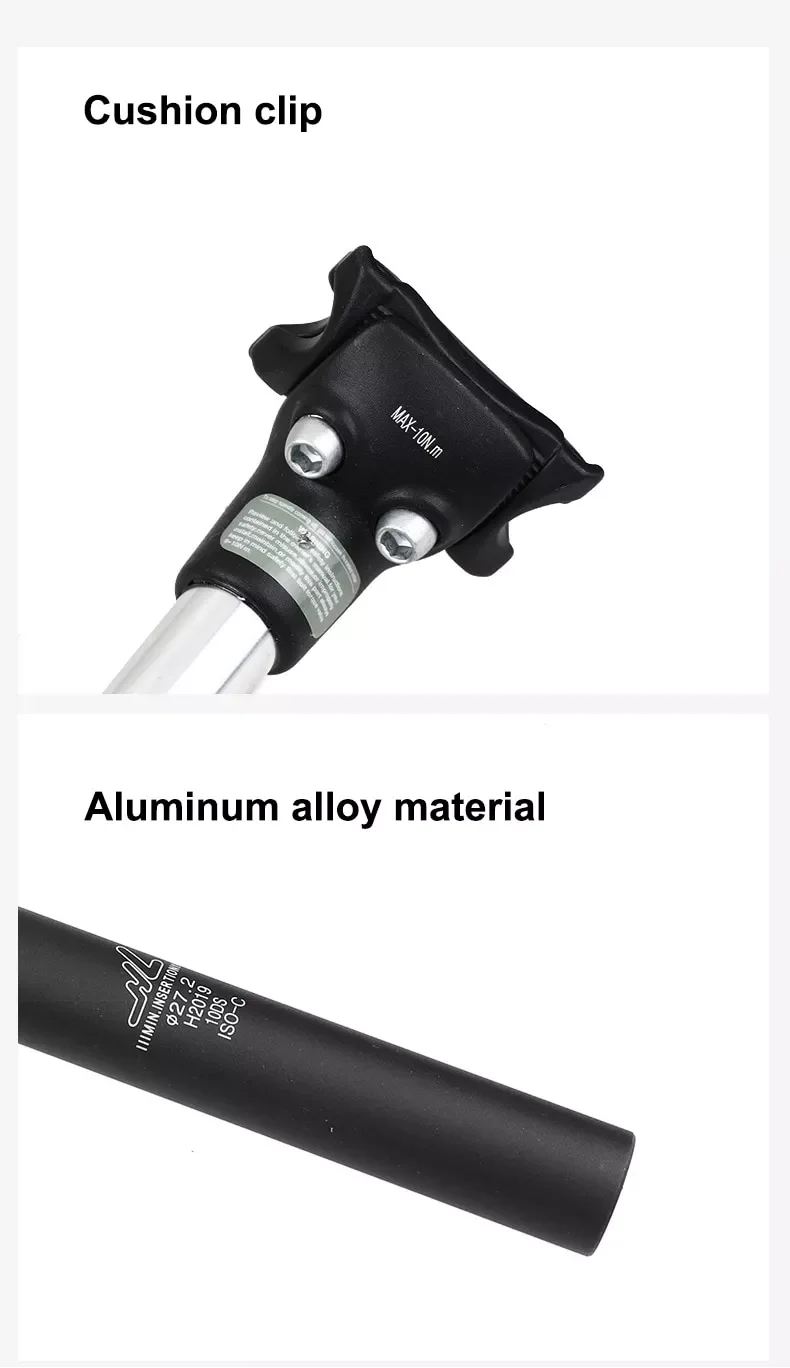 Aluminum Alloy Shock Absorber Dampingmountain Bike Seatpost Mtb Zoom