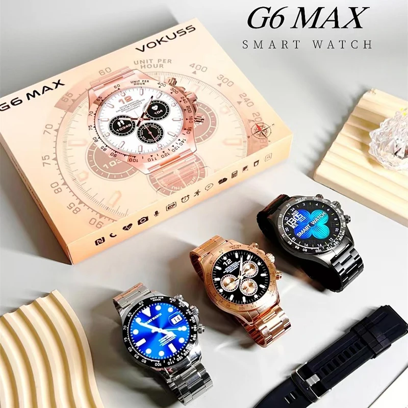 G6 Max 2024 BT Call IP67 Waterproof Large Memory Outdoor Sports Smartwatch 290mAh Large Battery  Outdoor Smart Watch for Men