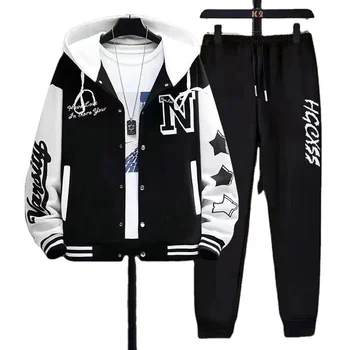 2024 New styleMen's Clothing Sports Hoodie Set Custom Printed Men's Gym Hoodie Men's Sports Hoodie