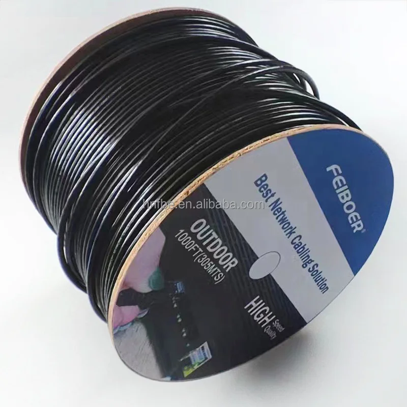 Network Stable Fast Outdoor UTP/FTP/SFTP Cat 6 Cable Cat6 305m Exterior Network Cable Cat6 Outdoor Copper/CCA