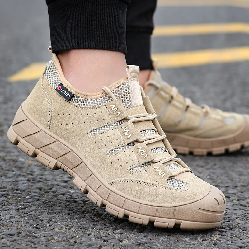 GUYISA-zapatos de trabajo de seguridad para hombre y mujer