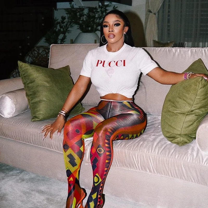 Женские леггинсы с высокой талией и