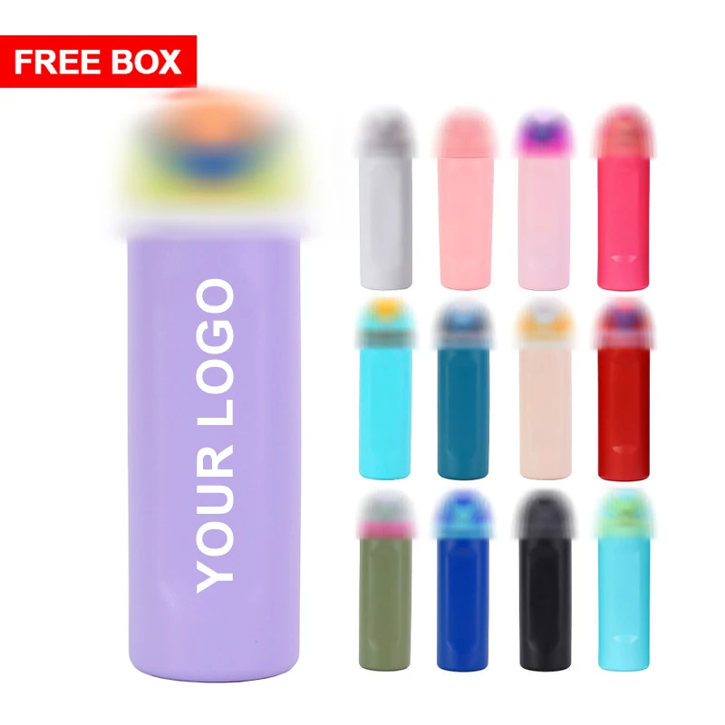 2 in 1 Nice Gym Reusable 24oz Travel Hot/cold Thermal Flasks Swig Vacuum Thermos Sipper Water Drink Bottle with Straw