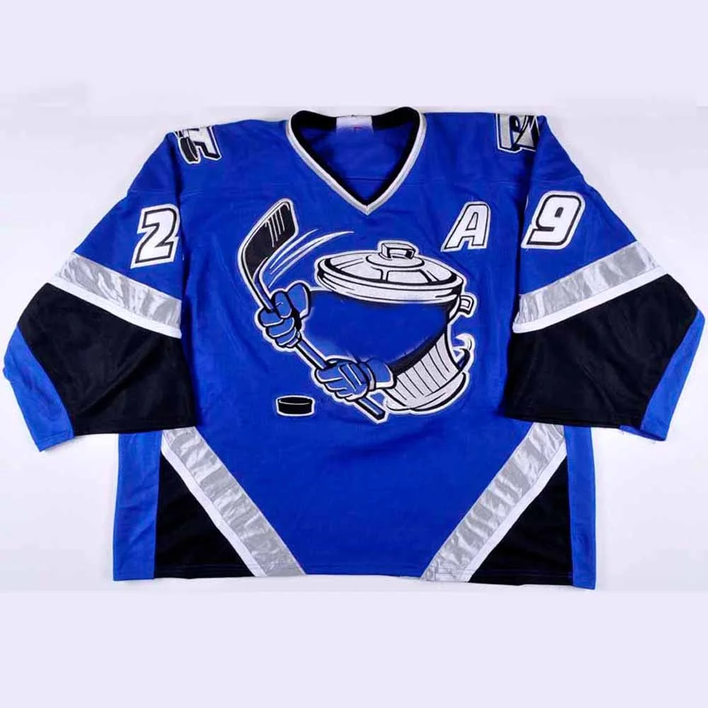 Signed Danbury Trashers Galante hockey jersey large
