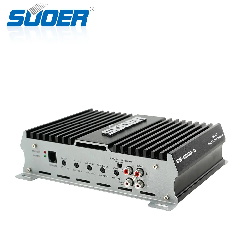 Suoer CB-500D-C hot sale 1500w car audio amplificador para autos car power amplifier class d