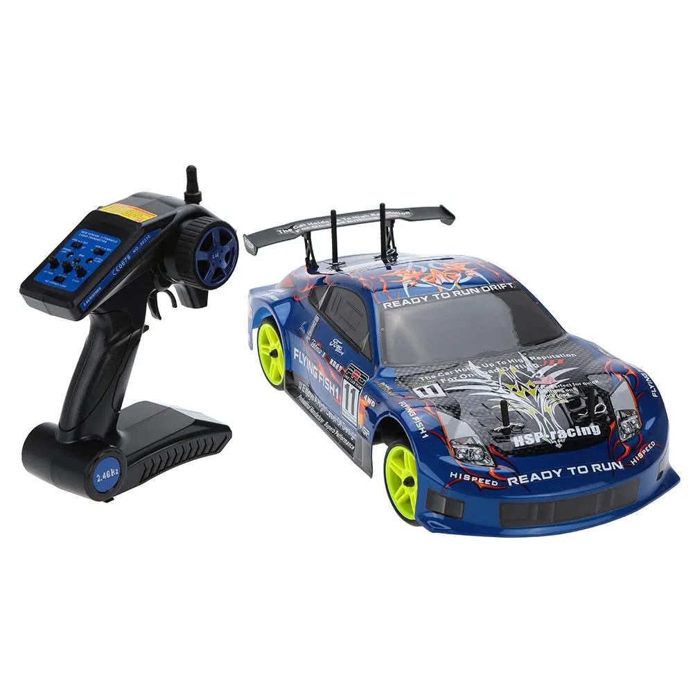 HSP 94122 1 10 Scale 18 Engine 4WD Radio Control High Speed Gasoline Nitro RC Drift Car Remote Control Petrol Cars