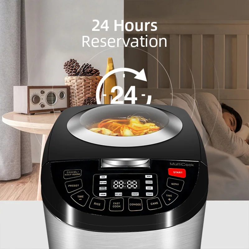 Intelligent Reservation Small Rice Cooker Cute Heart-shaped Gift Rice Cooker  Electric Kitchen Appliances Cooking