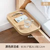 Primary color bed edge table (upgrade with cup slot)