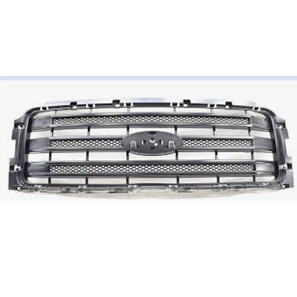 Novi dolazak Prednji gornji gril radijatora 09 do 14 gril punih hroma Oem EL3Z-8200-APTM za FPRD F-150 2009-2014