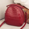 Wine red_Stone pattern