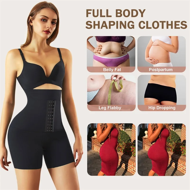 Wholesale Plus Size Women Full Body Corset Belt Butt Lift Panti High Waist Trainer Shaper Wear Tummy Control Shapewear manufacture